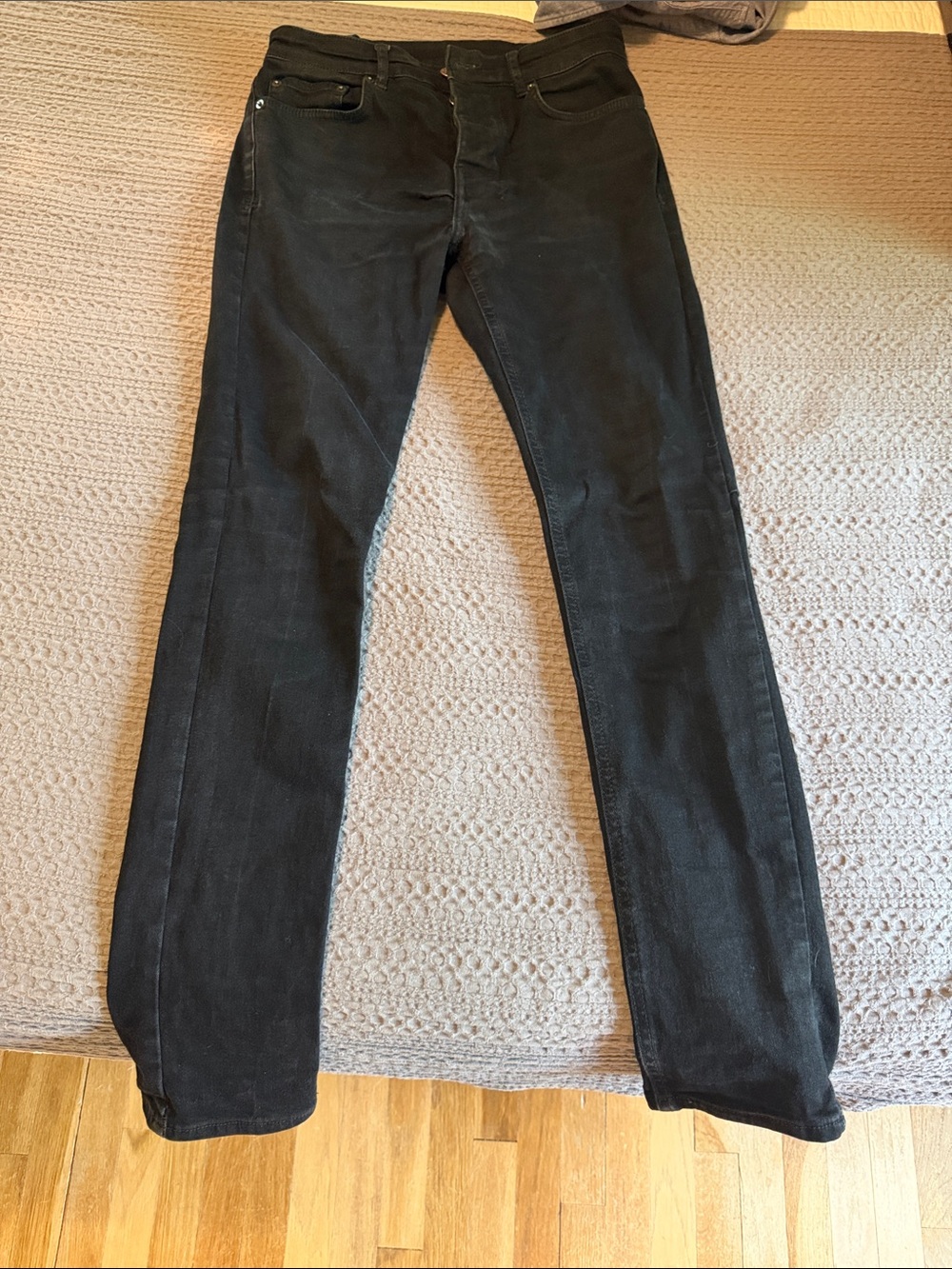 Ksubi Men's Slim Straight Black Jeans